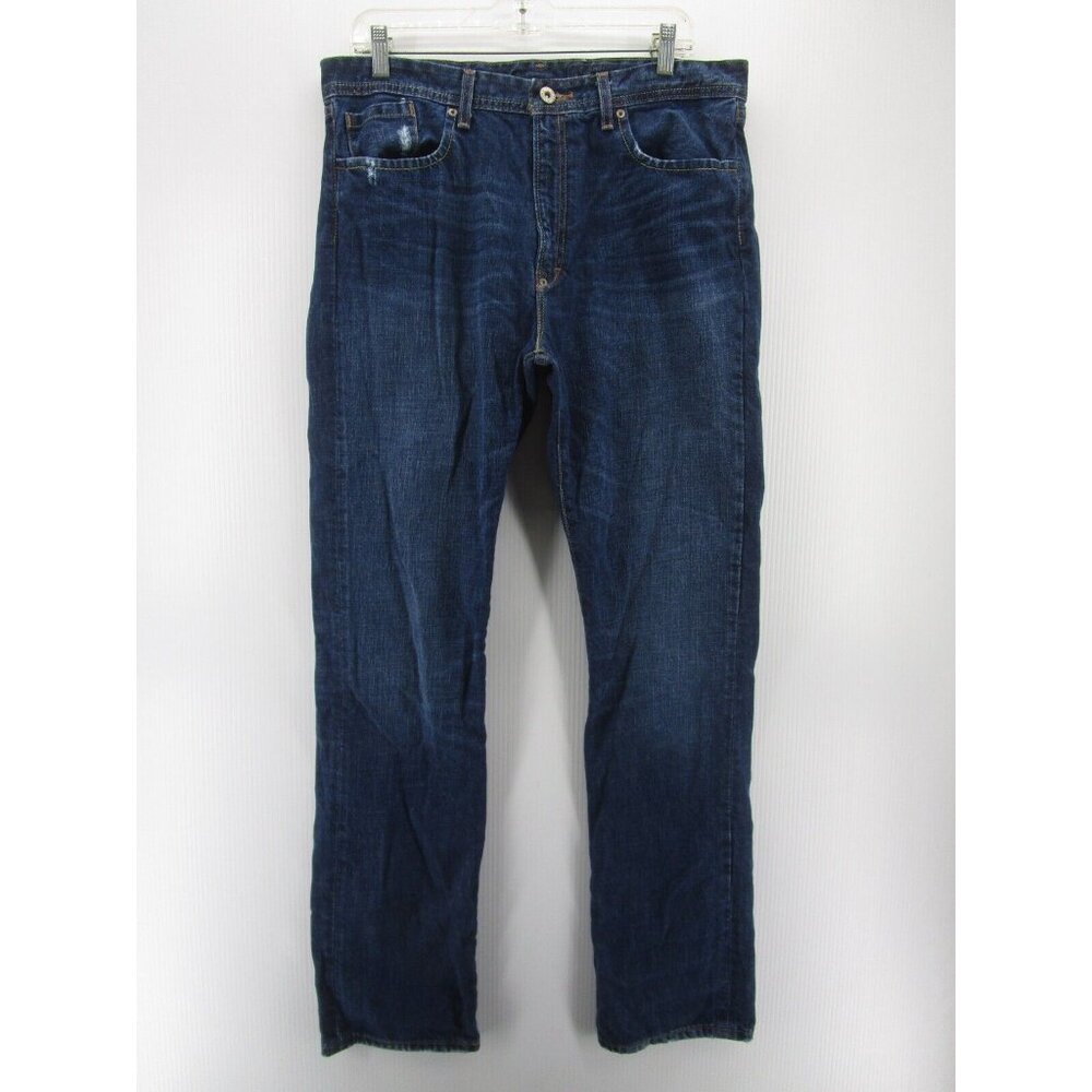 Canterbury Of New Zealand Jeans 34X34 Selvede Straight Denim Distressed